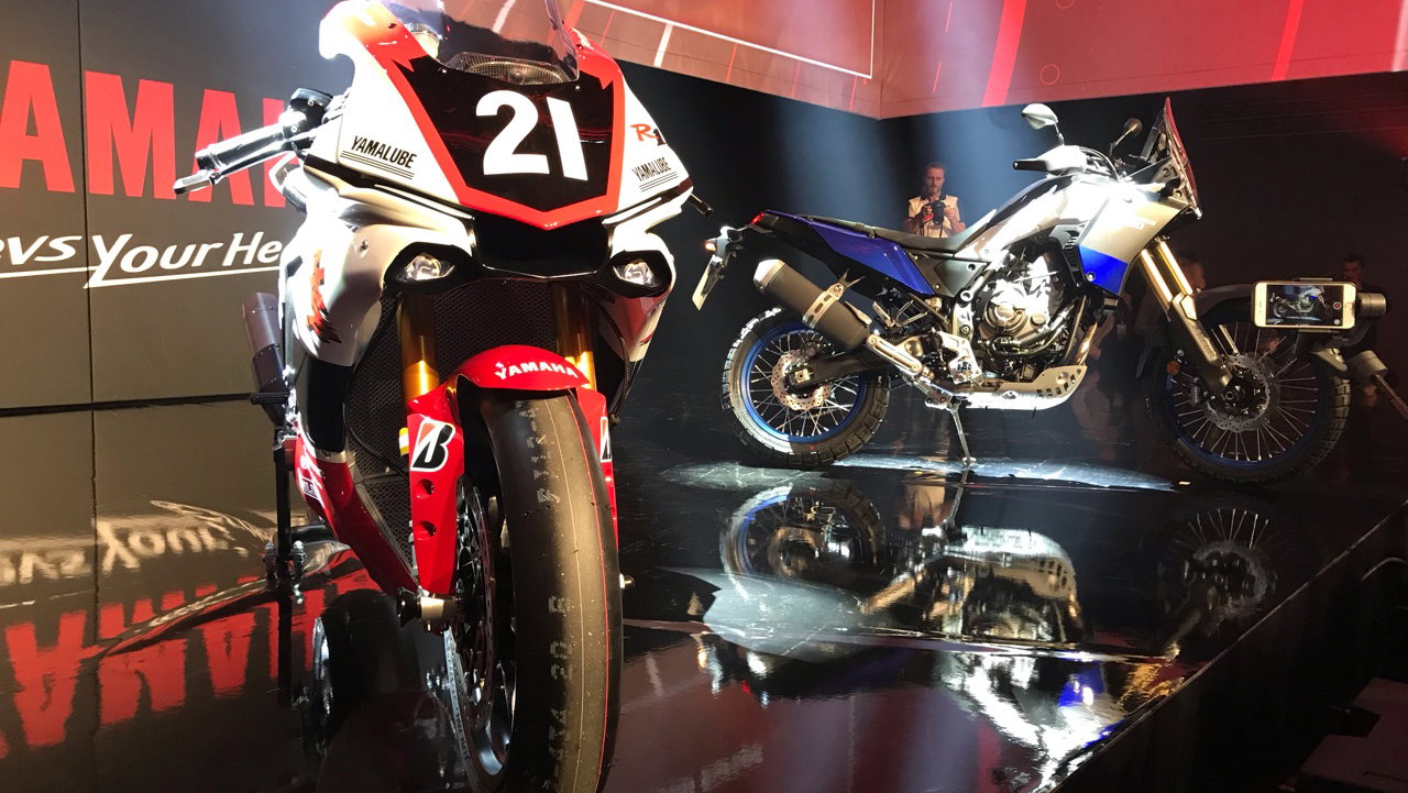 Yamaha GYTR R1 and Tenere 700